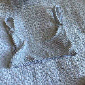 Daily Drills White Ribbed Bikini